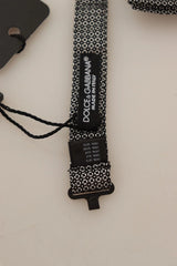 Dolce & Gabbana Multicolor Patterned Adjustable Neck Papillon Bow Tie - Neckties