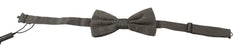 Dolce & Gabbana Multicolor Patterned Adjustable Neck Papillon Bow Tie - Neckties