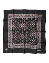Dolce & Gabbana Multicolor Patterned Men Square Foulard Scarf