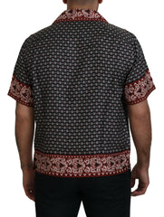 Dolce & Gabbana Multicolor Patterned Silk Casual Shirt - IT37 | XS - Shirts