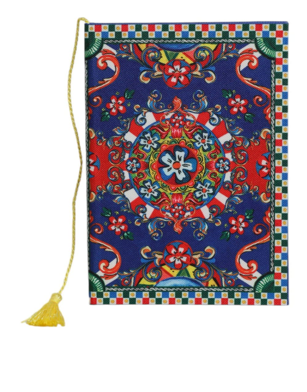 Dolce & Gabbana Multicolor Polyester Carretto Siciliano Print Notebook - Notebooks & Notepads