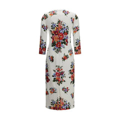 Dolce & Gabbana Multicolor Polyester Casual Dress - IT44 | L