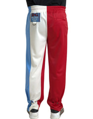 Dolce & Gabbana Multicolor Polyester Men Sweatpants Pants - IT48 | M - Sweatpants