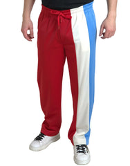 Dolce & Gabbana Multicolor Polyester Men Sweatpants Pants - IT48 | M - Sweatpants