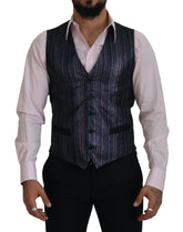 Dolce & Gabbana Multicolor Polyester Waistcoat Dress Formal Vest - IT48 | M - Vests