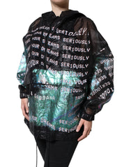 Dolce & Gabbana Multicolor Print Hooded Sweatshirt Sweater - IT40|S - Hoodies