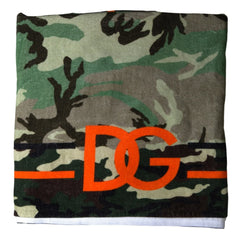 Dolce & Gabbana Multicolor Printed Cotton Wrap Shawl Scarf - Scarves & Shawls