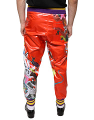 Dolce & Gabbana Multicolor Printed Jogger Sweatpants Pants - IT46 | S - Joggers