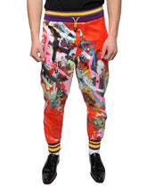 Dolce & Gabbana Multicolor Printed Jogger Sweatpants Pants - IT46 | S - Joggers