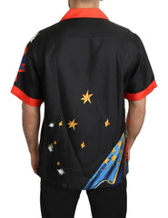 Dolce & Gabbana Multicolor Printed Short Sleeves Casual Shirt - IT38 | XS - Shirts