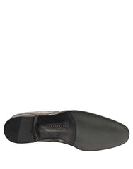 Dolce & Gabbana Roman-Slippers in mehrfarbigem Leder mit einem lebendigen, architektonischen Print für Herren.