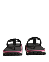 Dolce & Gabbana Multicolor Rubber Chunky Flip Flop Shoes - EU39/US8.5