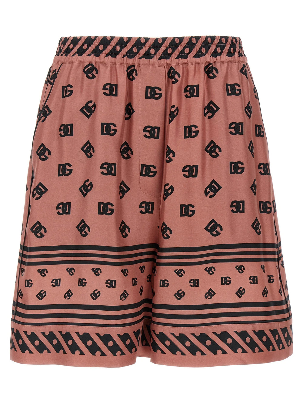 Dolce & Gabbana Multicolor Silk Bermuda Shorts - IT40