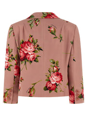 Dolce & Gabbana Multicolor Silk Blazer