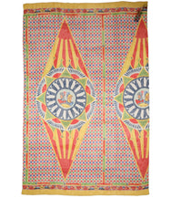 Dolce & Gabbana Multicolor Silk Carretto Print Stole Scarf