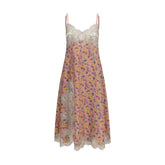 Dolce & Gabbana Multicolor Silk Casual Dress - IT42 | L