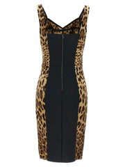 Dolce & Gabbana Multicolor Silk Cocktail Dress - IT42