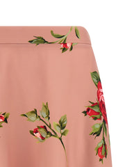 Dolce & Gabbana Multicolor Silk Midi Skirt - IT48