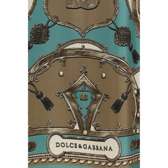 Koszula Dolce & Gabbana, wielokolorowa jedwabna