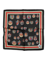 Dolce & Gabbana Multicolor Silk Square Men Foulard Scarf - Scarves & Shawls