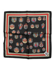 Dolce & Gabbana Multicolor Silk Square Men Foulard Scarf - Scarves & Shawls