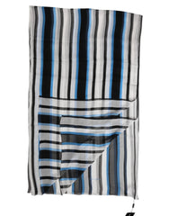 Dolce & Gabbana Multicolor Striped Neck Warmer Wrap Scarf - Neck Gaiters
