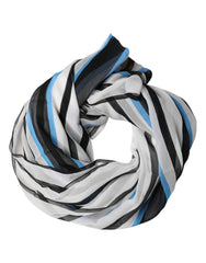 Dolce & Gabbana Multicolor Striped Neck Warmer Wrap Scarf - Neck Gaiters