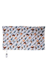 Dolce & Gabbana Multicolor Stripes Seashells Beach Towel - Beach Towels