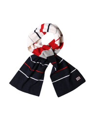 Dolce & Gabbana Multicolor Stripes Shawl Neck Wrap 119cm x 20cm Scarf