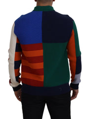 Dolce & Gabbana Multicolor Stripes Wool Pullover Sweater - IT48 | M - Sweaters