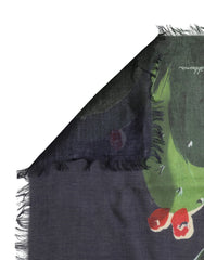 Dolce & Gabbana Multicolor Taormina Modal Shawl 130cm x 130cm Men Scarf