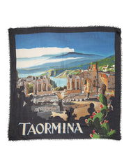 Dolce & Gabbana Multicolor Taormina Modal Shawl 130cm x 130cm Men Scarf