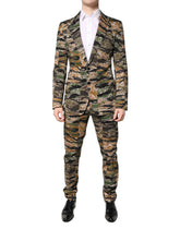 Dolce & Gabbana Multicolor TAORMINA Single Breasted 2 Piece Suit - IT48 | M - Pant Suits