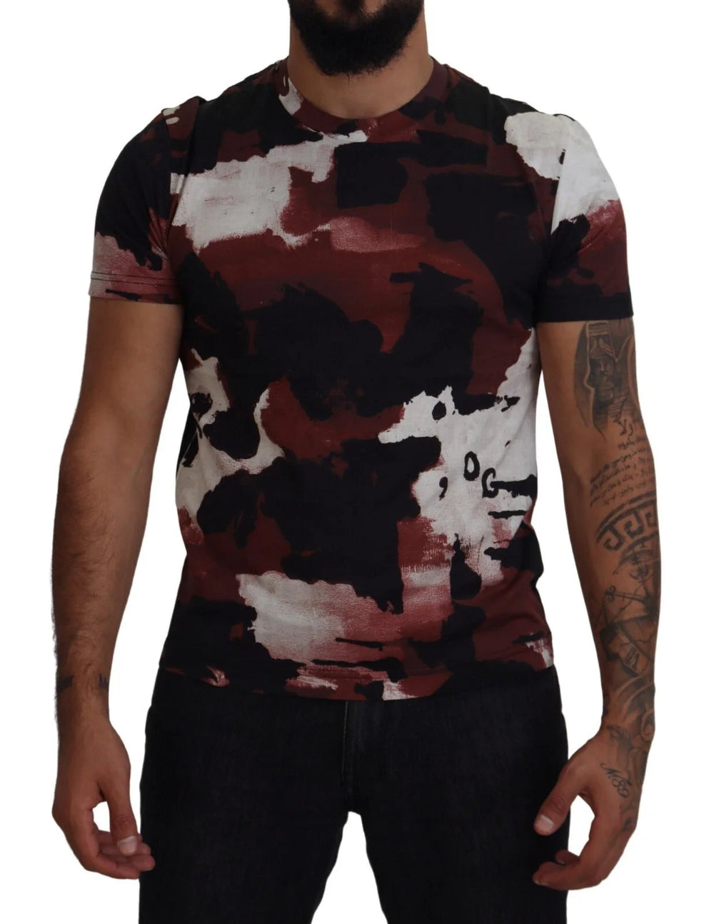 Dolce & Gabbana Multicolor Tie Dye Cotton Crew Neck T-shirt - IT44 | XS