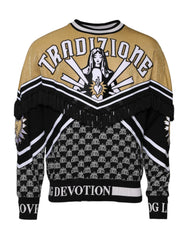 Dolce & Gabbana Multicolor Tradizione E Devotion Sweatshirt Sweater - Sweatshirts