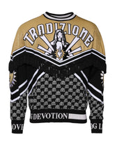 Dolce & Gabbana Multicolor Tradizione E Devotion Sweatshirt Sweater - Sweatshirts