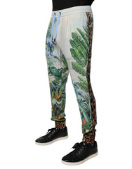 Dolce & Gabbana Multicolor Tropical Jogger Sweatpants Pants - IT46 | S - Joggers