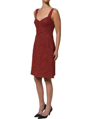 Dolce & Gabbana Multicolor Tweed Belted Babydoll Mini Dress - IT42|M