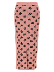Dolce & Gabbana Multicolor Viscose Midi Skirt - IT42