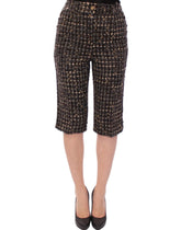Dolce & Gabbana Multicolor Wool Shorts Pants - Bermudas