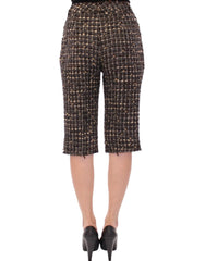 Dolce & Gabbana Multicolor Wool Shorts Pants - Bermudas