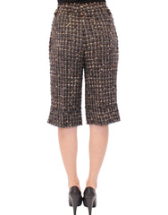 Dolce & Gabbana Multicolor wool shorts pants - IT40|S - Short Trousers