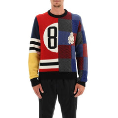 Dolce & Gabbana Multicolor Wool Sweater - IT54 | XXL - Sweaters