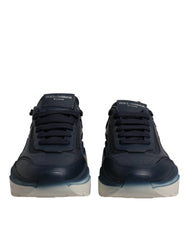 Dolce & Gabbana Navy Blue Daymaster Low Top Men Sneakers Shoes - Sneakers