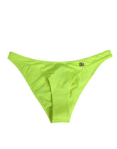 Dolce & Gabbana Neon Green DG Logo Swim Briefs Women Underwear - IT4 | L - Swim Briefs