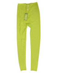 Dolce & Gabbana Neon Green Nylon Logo Lace Leggings Pants Underwear - IT2 | S - Women’s Underpants