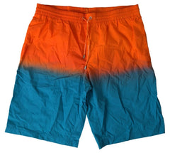 Dolce & Gabbana Orange Blue Gradient Beachwear Swimwear Shorts - Boardshorts
