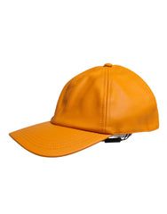 Dolce & Gabbana Orange Cotton 6 Panels Baseball Cap - 58 cm|M - Baseball Caps