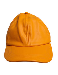 Dolce & Gabbana Orange Cotton 6 Panels Baseball Cap - 58 cm|M - Baseball Caps