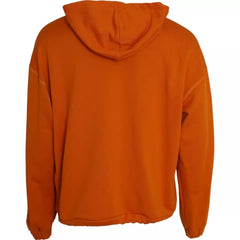 Dolce & Gabbana Orange Hooded Pullover Sweatshirt Sweater - IT48 | M - Hoodies
